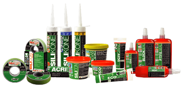 Putties, Sealants, Silicones, Fillers and Adhesives, Additives for Concrete